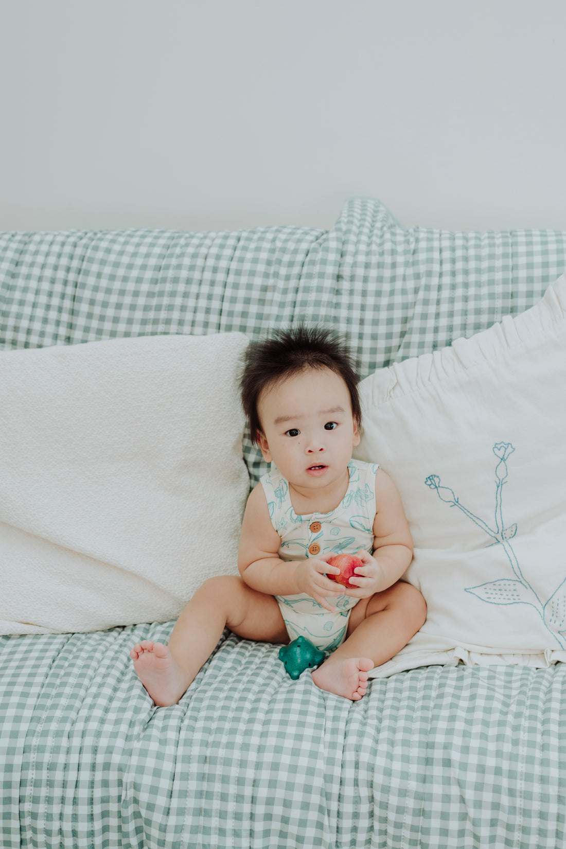 Ocean Explorer Romper (Buttercream)