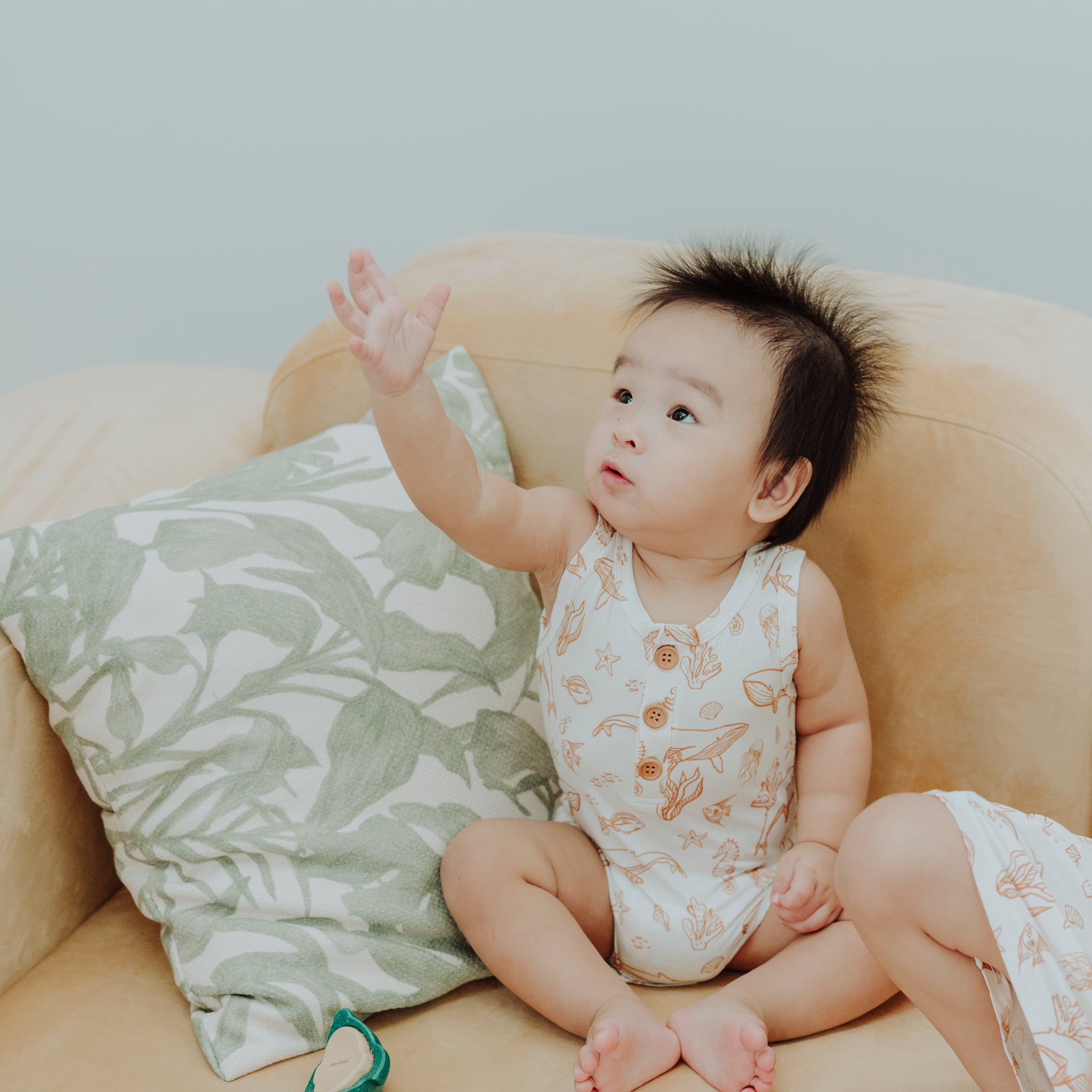 Ocean Explorer Romper (White)